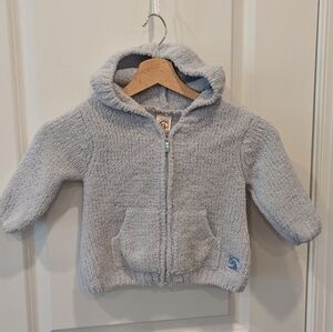 Kashwere Cozy Blue Kids Hoodie Zip Up Lightweight 12-18months